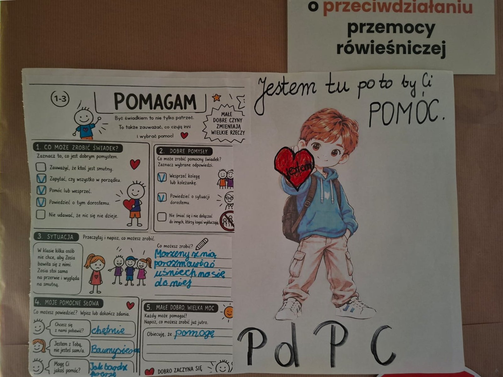 Relacja z Tygodnia Przeciwdziałania Przemocy Rówieśniczej w Specjalnym Ośrodku Szkolno-Wychowawczym w Grodkowie