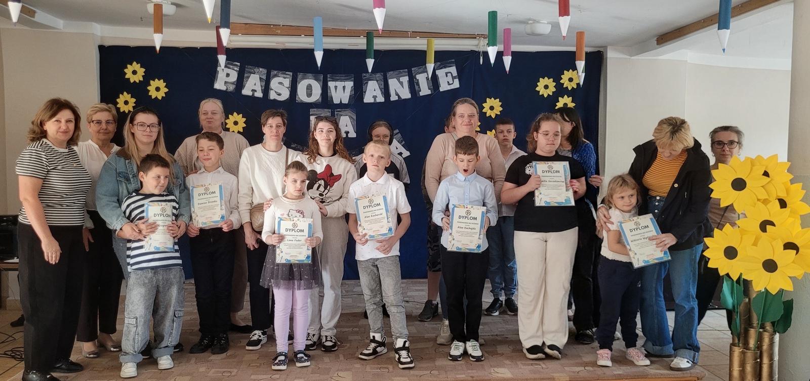 Witamy w naszej szkolnej społeczności – Pasowanie na Ucznia
